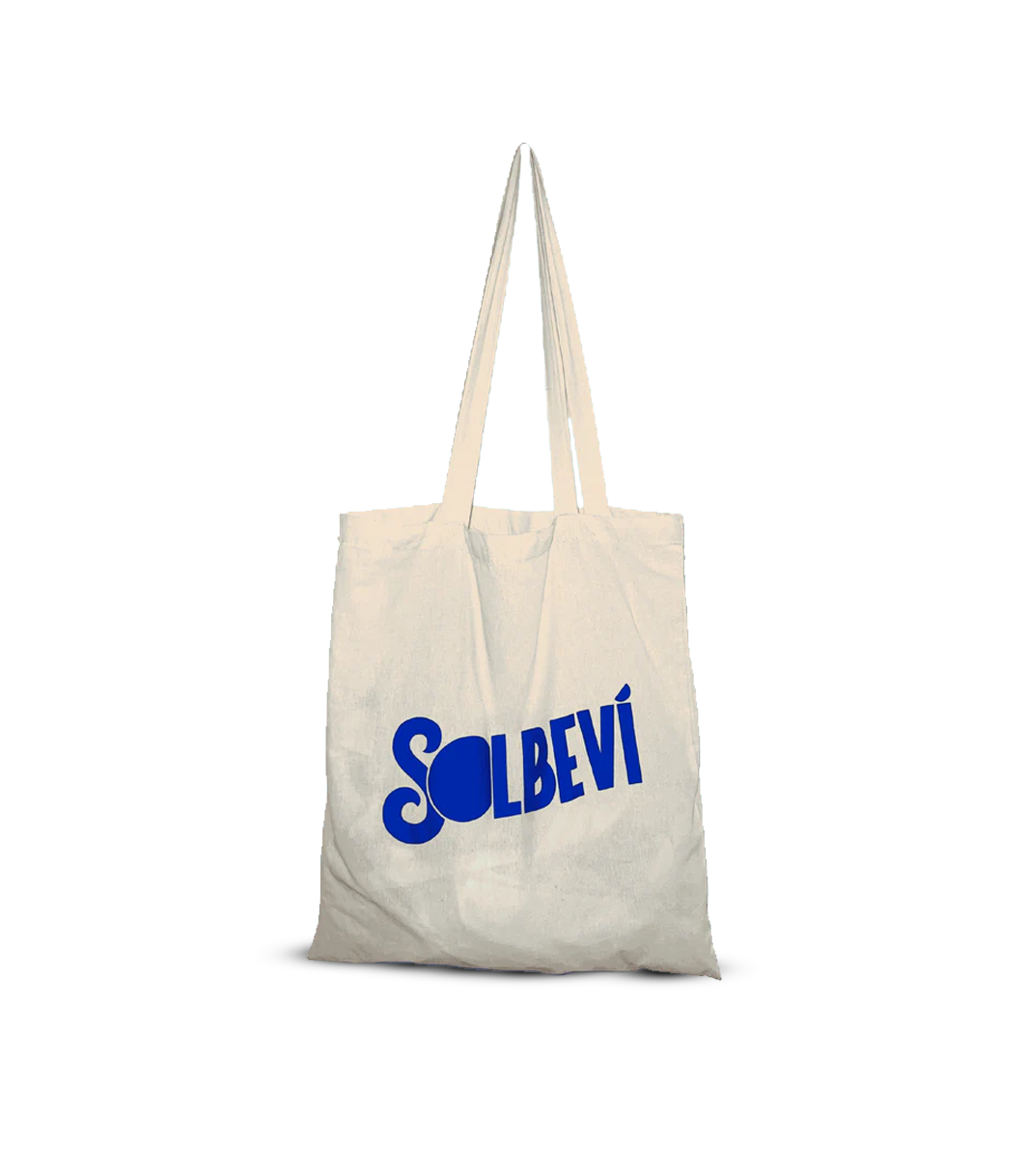 solbevi tote bag in white