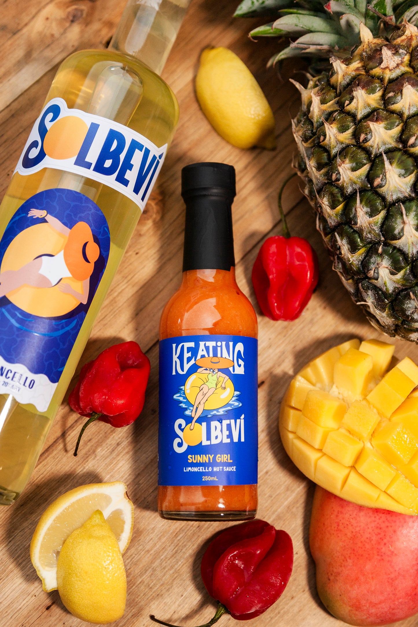 Sunny Girl Limoncello Hot Sauce 250ml (Solbevi x Keating & Co)