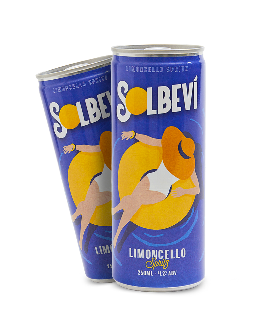 Limoncello Spritz in a Can – Solbevi | Italian Alcoholic RTD Cocktail ...